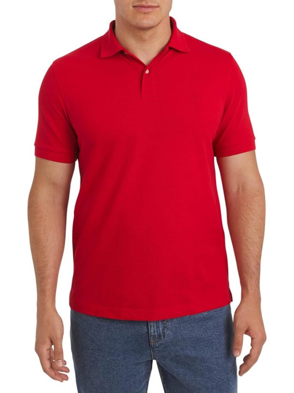 Men's Casual Classic Fit Stretch Pique Polo Shirt - Sizes S-2XL, Everyday Wear